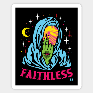 Esoteric Satanic Faithless Third Eye Sticker